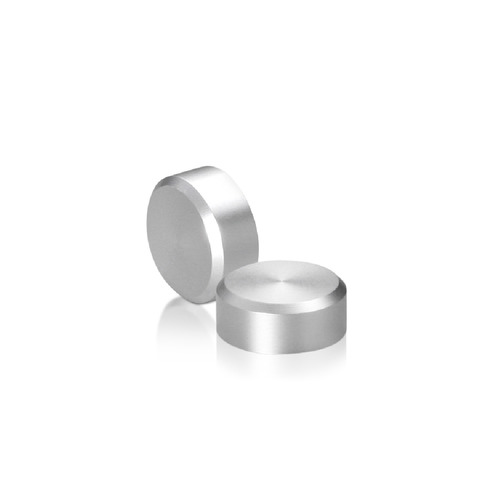 1/4-20 Threaded Caps Diameter: 5/8'', Height: 1/4'', Clear Anodized Aluminum [Required Material Hole Size: 5/16'']