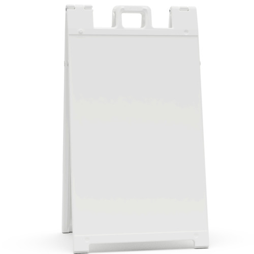 Plasticade 24''Wide x 36'' Tall Sign Frame White Signicade® for 3/16'' Thick Material