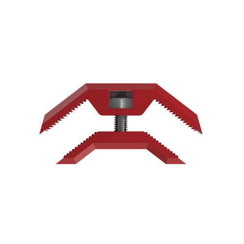 105° Connector, ABS Red (Pantone 200C) for 5/8'' and 3/4'' Panels