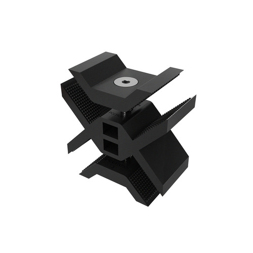 Cross Connector, ABS Black for 5/8'' and 3/4'' Panels