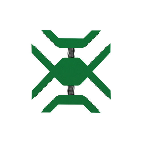 Cross Connector, ABS Green (Pantone 355C) for 5/8'' and 3/4'' Panels