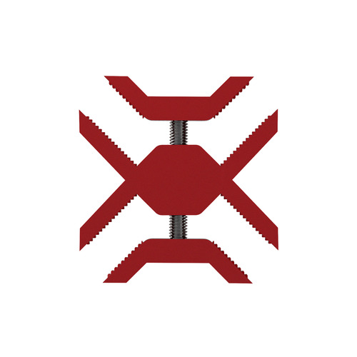 Cross Connector, ABS Red (Pantone 200C) for 5/8'' and 3/4'' Panels