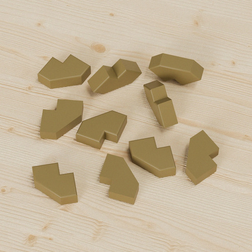 Classic Birch PLA Hole Plug for 'T' Connector For Substrates s (Bag Of 10 Pieces)
