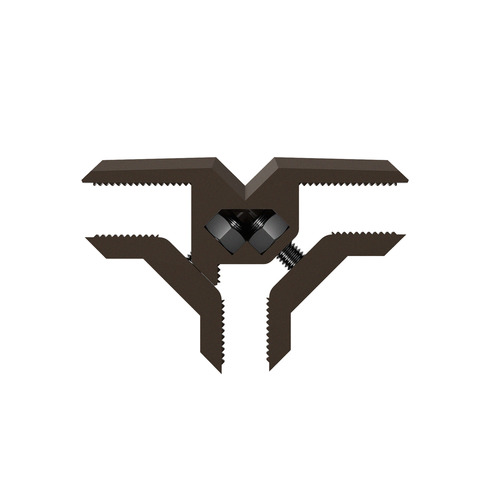 'T'' Connector, PLA Black Walnut for 5/8'' and 3/4'' Panels