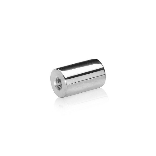 1/4-20 Threaded Barrels Diameter: 5/8'', Length: 1'', Polished Finish Grade 304 [Required Material Hole Size: 17/64'' ]
